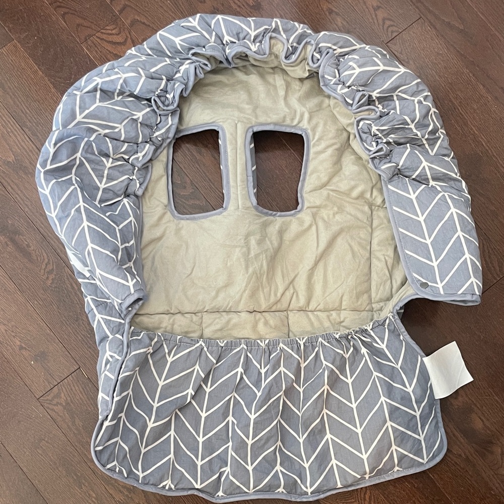 IcoPuca Grey Baby Shopping Cart Seat Cover